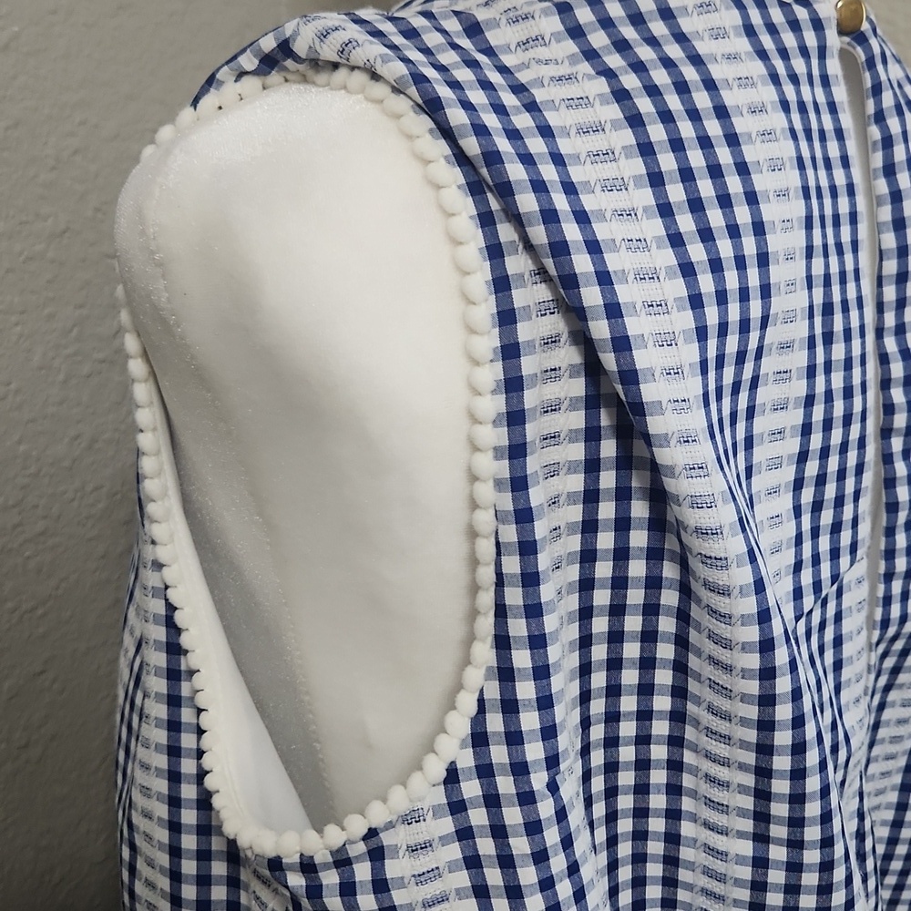 Julia Jordan Gingham Stripe Tiered Maxi Dress - Picture 7 of 7